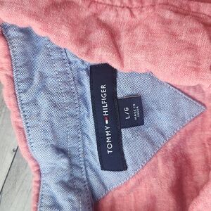 Tommy Hilfiger bottom down shirt linen